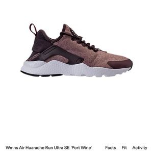 Wmns Air Huarache Run Ultra SE 'Port Wine, like new
